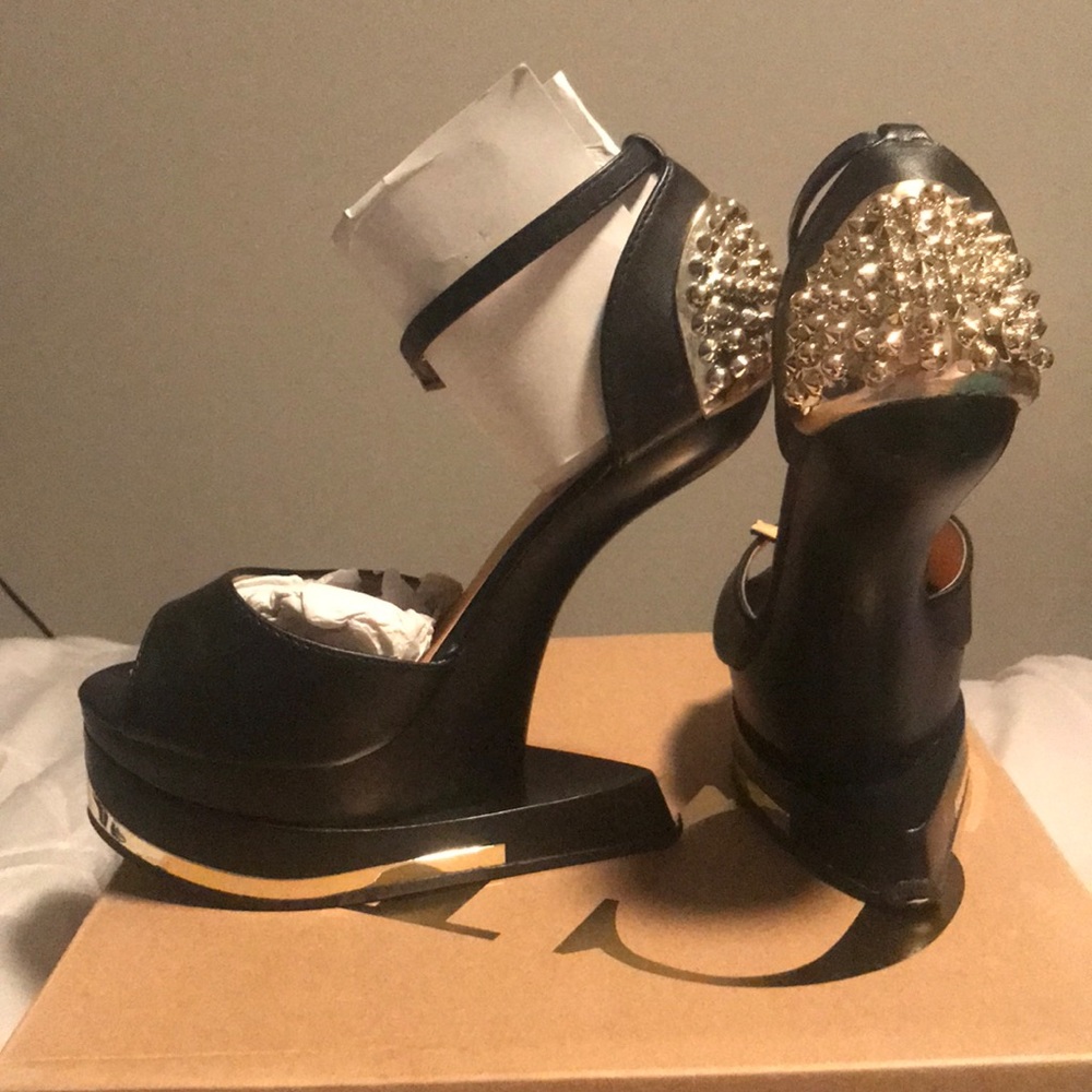 Adrienne black heels